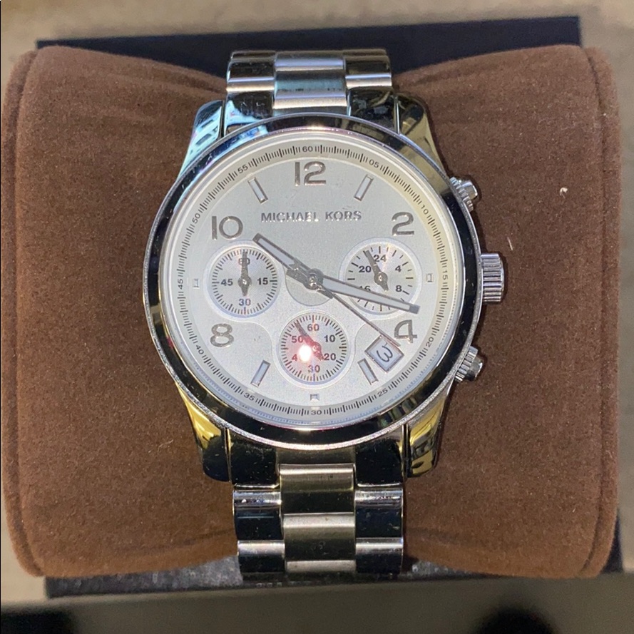 Michael Kors Stainless Steel Silver Watch Mk5076
